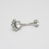 Bananabell Piercing Umbigo Patinha Rosca Interna Aço 316L